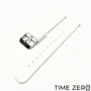 New White Basics Rubber Watch Strap (CLEARANCE)